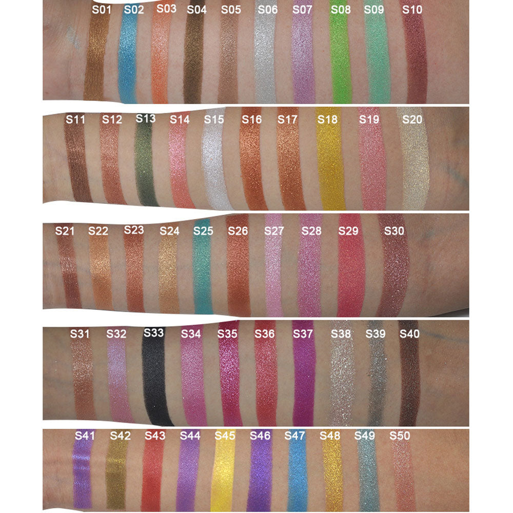 9 Color Diy Eyeshadow Palette Matte Shimmer 22mm High Pigmented Waterproof