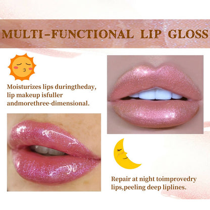 8-Color Lip Glaze Pearlescent Nourishing Moisturizing Shimmer Lip Gloss