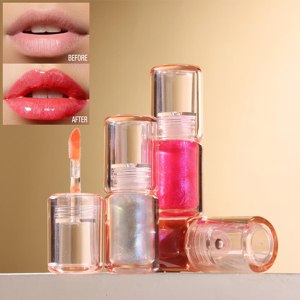 8-Color Lip Glaze Pearlescent Nourishing Moisturizing Shimmer Lip Gloss