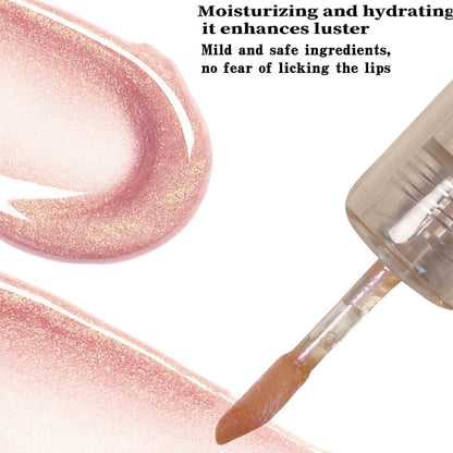 8-Color Lip Glaze Pearlescent Nourishing Moisturizing Shimmer Lip Gloss