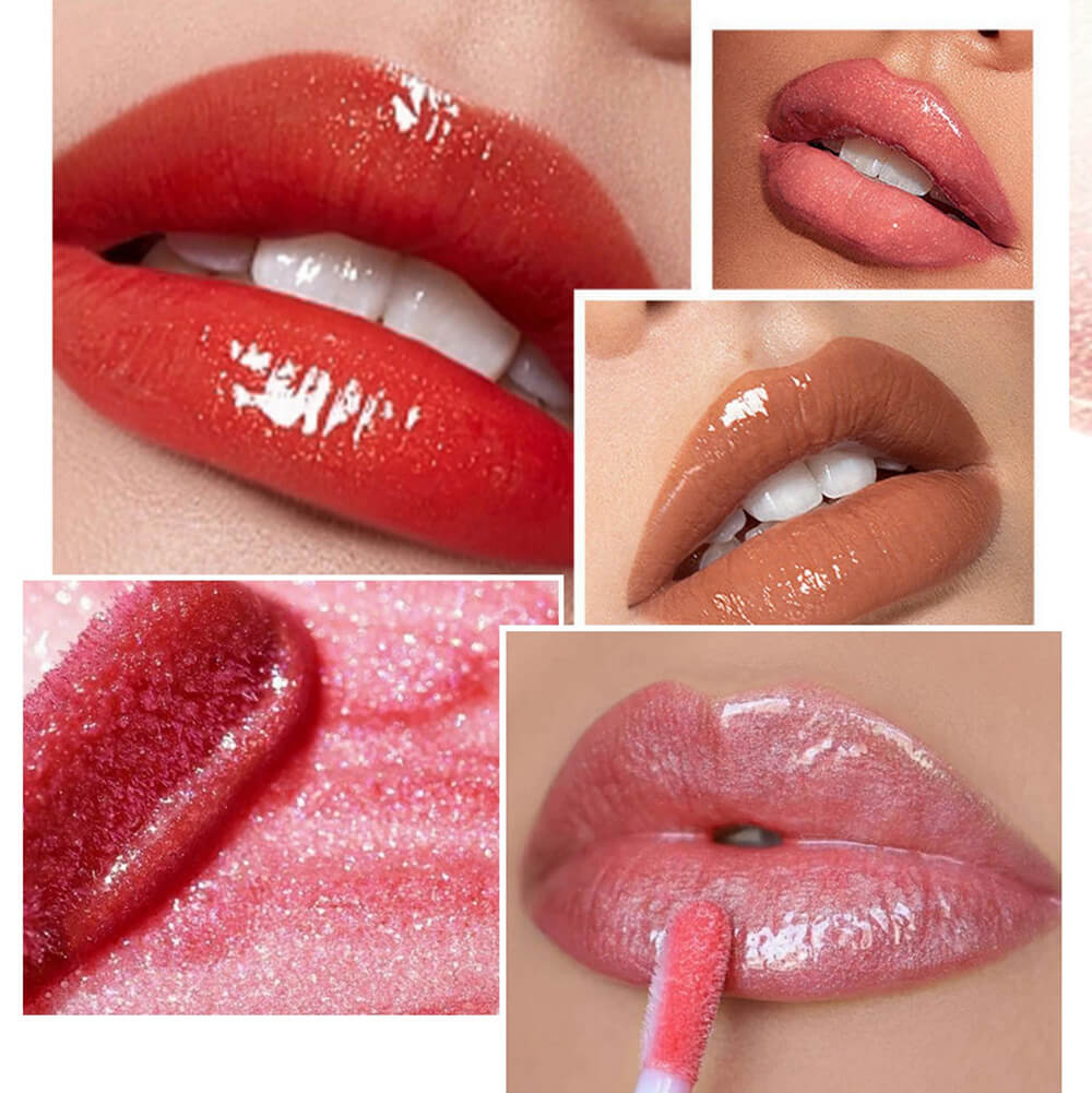 8-Color Lip Glaze Pearlescent Nourishing Moisturizing Shimmer Lip Gloss