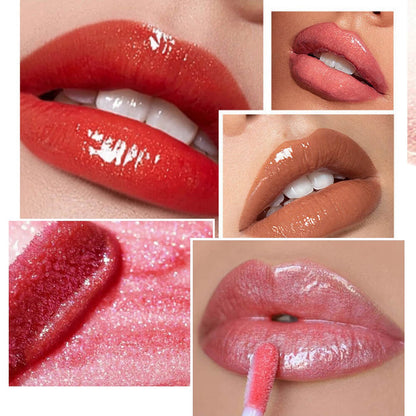 8-Color Lip Glaze Pearlescent Nourishing Moisturizing Shimmer Lip Gloss