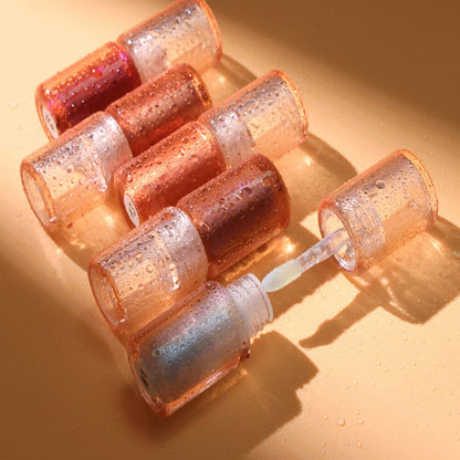 8-Color Lip Glaze Pearlescent Nourishing Moisturizing Shimmer Lip Gloss