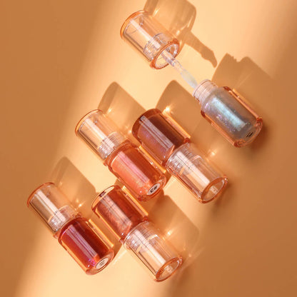 8-Color Lip Glaze Pearlescent Nourishing Moisturizing Shimmer Lip Gloss