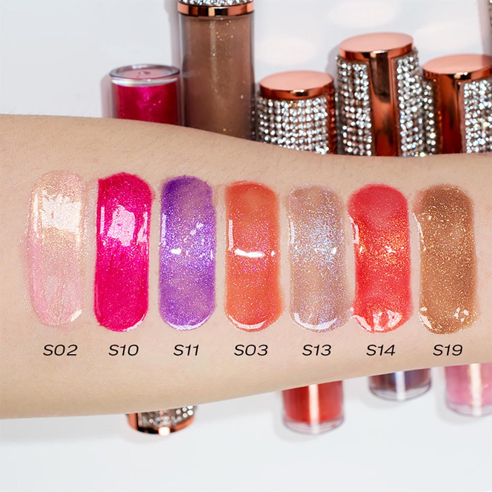 26 Color Lip Gloss Shimmer Glitter Mermaid Shiny Plumping Diamond Tube