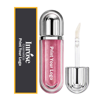 15-Color Ultra-shiny Lip Gloss Glitter with Metallic Finish High-Gloss Vegan