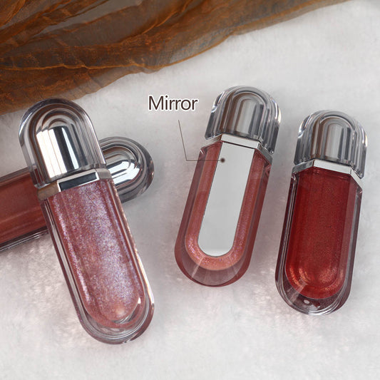 15-Color Ultra-shiny Lip Gloss Glitter with Metallic Finish High-Gloss Vegan