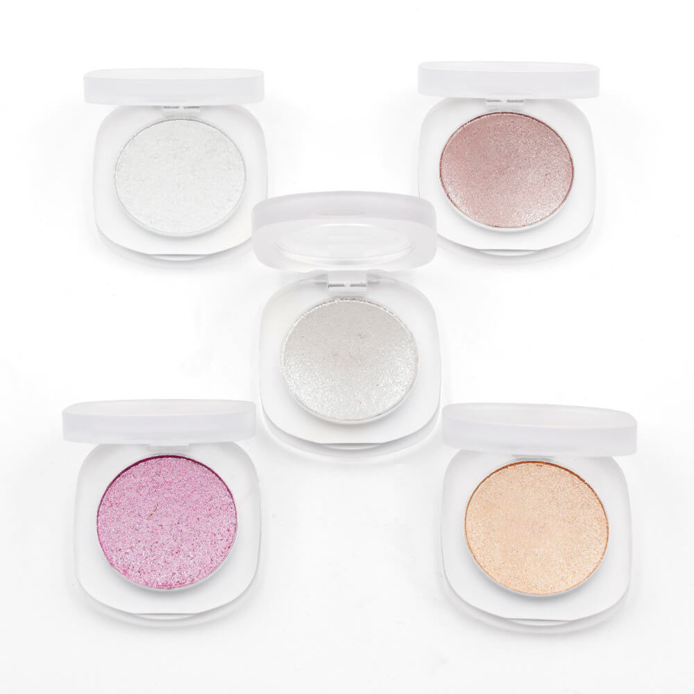 5 colors shimmer highlighter cream face brighten waterproof private label