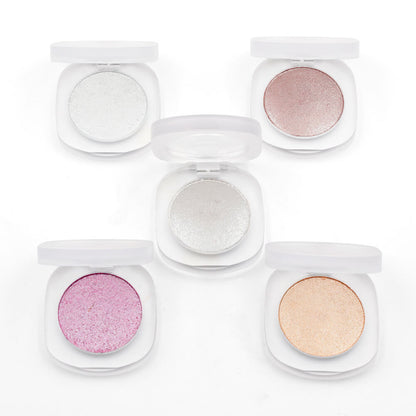 5 colors shimmer highlighter cream face brighten waterproof private label