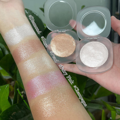 5 colors shimmer highlighter cream face brighten waterproof private label