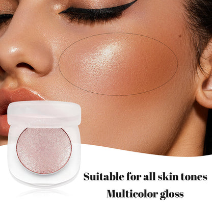 5 colors shimmer highlighter cream face brighten waterproof private label