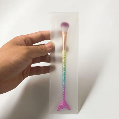 Mermaid makeup brush eyeshadow powder blush highlighter brushes