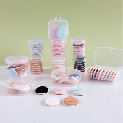 10 pcs small powder puff makeup sponge air cushion puff set