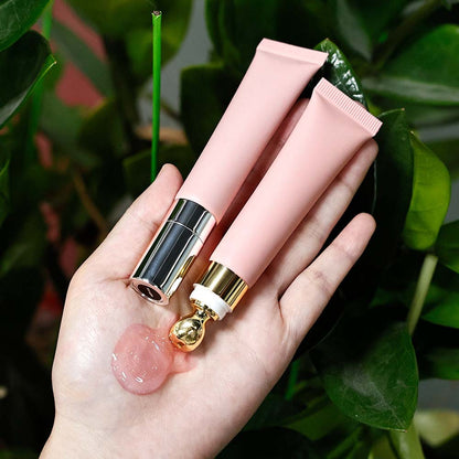 83-Color Peach Pink Lip Gloss Nude Shimmer High Shine Hydrating Massage Head