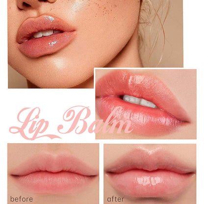 5-color Water-Glow Lip Gloss Moisturizing Shining Plump Lip Balm Long-Lasting 10ml