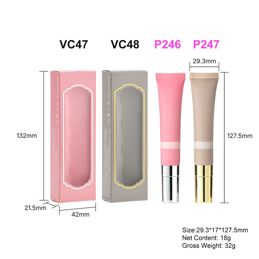 40-Color Nude Lip Gloss Moisturizing Pearl Shimmer Lip Glaze Non-sticky