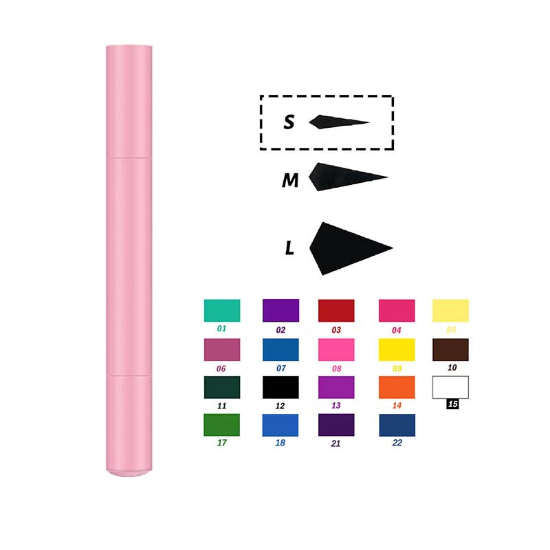 22 color liquid eyeliner eye stamp waterproof long lasting pink tube
