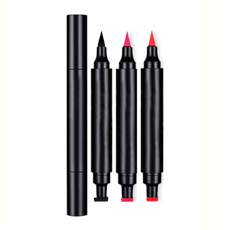 22 color liquid eyeliner eye stamp long lasting waterproof black tube