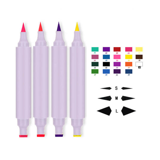 22 color liquid eyeliner eye stamp long lasting waterproof purple tube