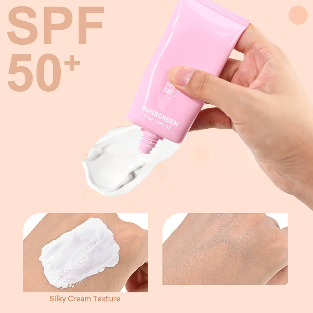 SPF 50+ Sunscreen High-Protection Sunblock Primer Non-Greasy Waterproof 55ML