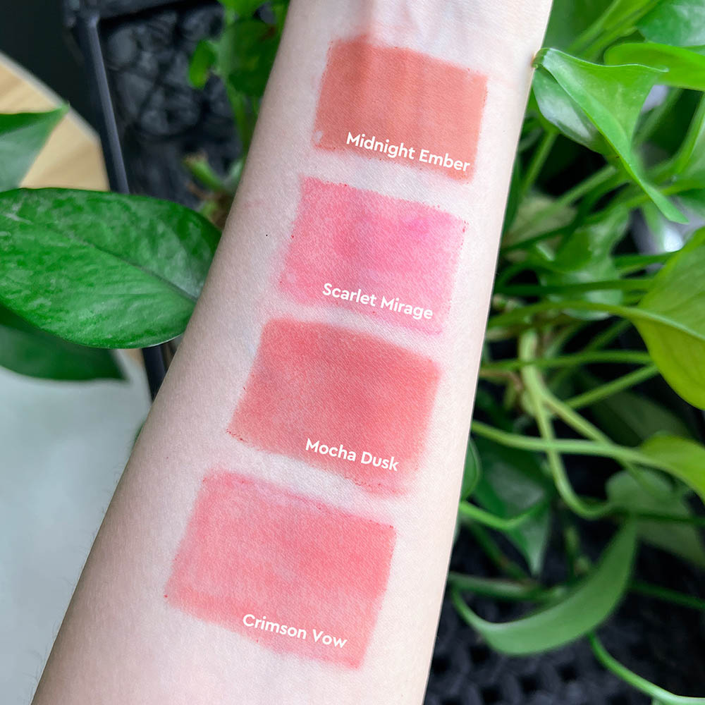 4-Color Tear-off Lip Gloss & Lip Oil Double-ended Waterproof Long Lasting