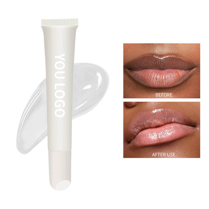 5 color polypeptide lip gloss moisturizing nourishing squeeze lip oil vegan