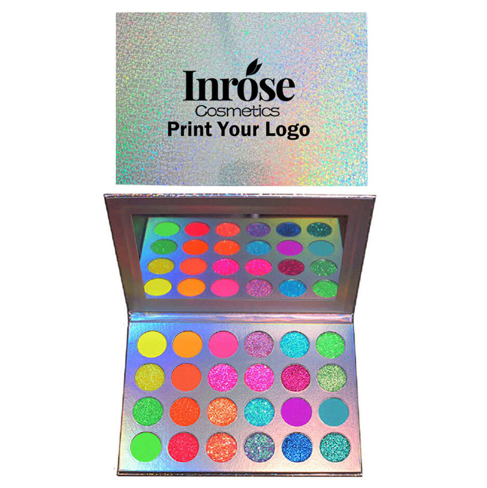 24 color eyeshadow palette light luminous waterproof no logo