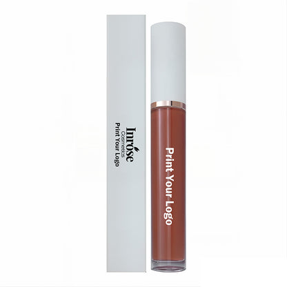 64 Colors Lip Gloss High Pigmented Nude Shiny Vegan No Logo White Tube