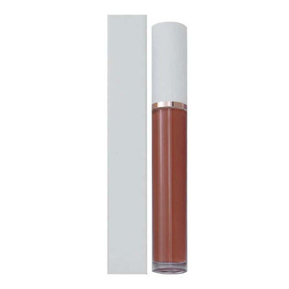 64 colors lip gloss high pigmented nude shiny vegan no logo white tube