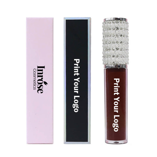 64 color silver diamond tube lip gloss nude shimmer high pigmented (color 33-64)
