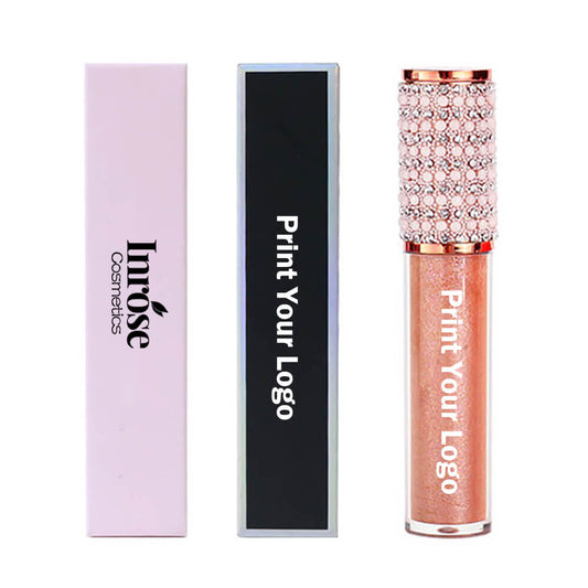 64 color gold diamond tube lip gloss nude shimmer high pigmented (color 33-64)