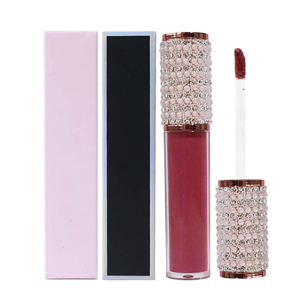 64 color lip gloss nude waterproof high pigmented diamond gold tube