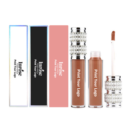 40 color lip gloss wholesale lip glaze nude vegan long lasting silver tube