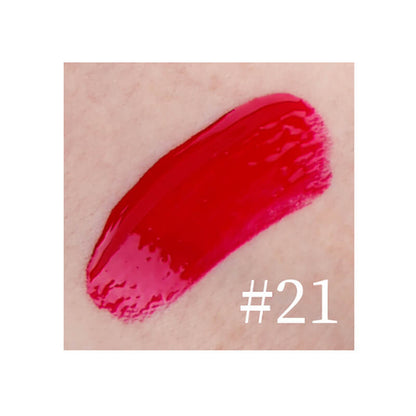 22 color lip gloss lip glaze non-stick high pigmented square tube