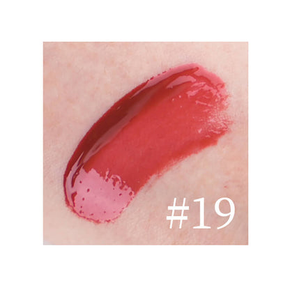 22 color lip gloss lip glaze non-stick high pigmented square tube