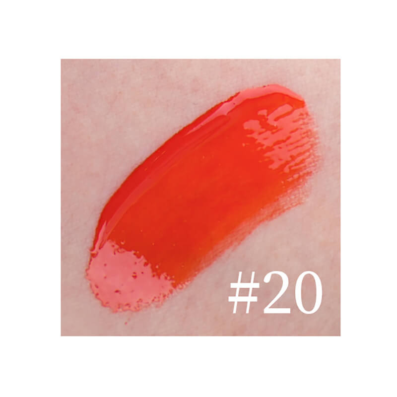 22 color lip gloss lip glaze non-stick high pigmented square tube