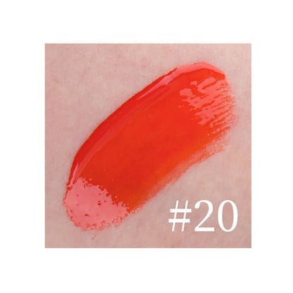22 color lip gloss lip glaze non-stick high pigmented square tube