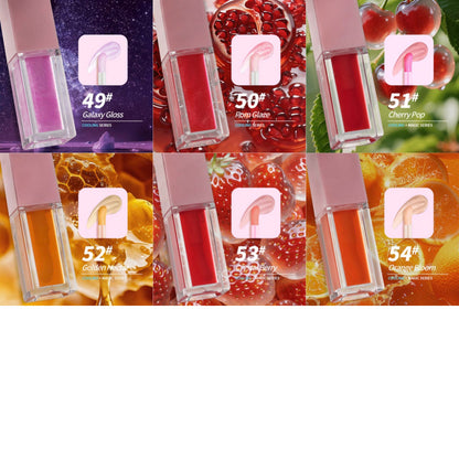 54 Color Lip Oil Botanical Moisturizing Lip Plumping Lip Gloss Color-changing Vegan