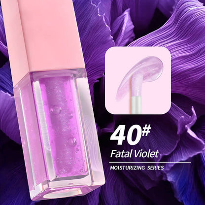 42 color lip oil botanical moisturizing lip plumping lip gloss vegan cruelty free