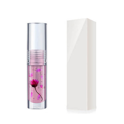 5 color lip oil magic color-changing lip gloss daisy flower Valentine's Day
