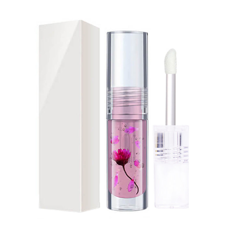 Huile à lèvres magique 5 couleurs, gloss à lèvres changeant de couleur, motif marguerite, Saint-Valentin