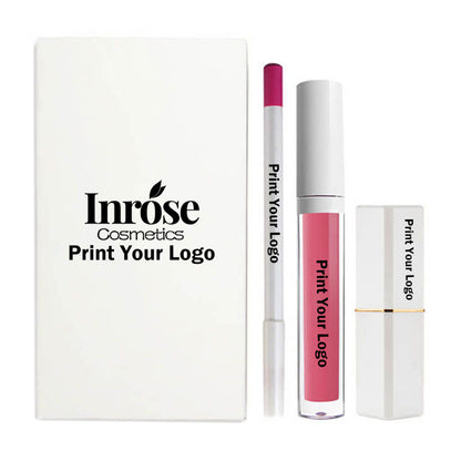 12 color 3 in 1 lip set matte liquid lipstick cream lipstick lip liner gift kit