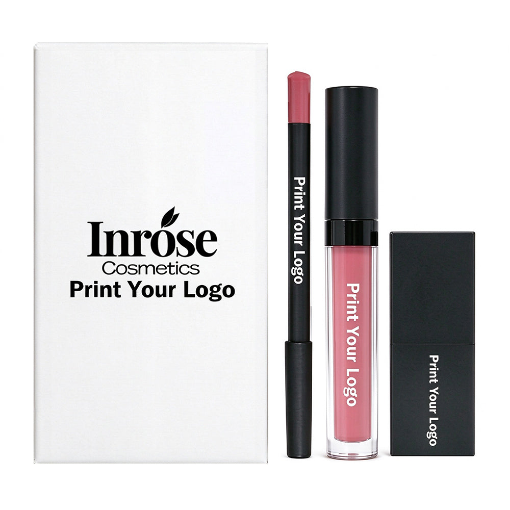 10 Color 3 In 1 Lip Set Matte Lipstick & Lip Stain & Lip Liner Gift Kits