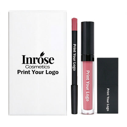 10 Color 3 In 1 Lip Set Matte Lipstick & Lip Stain & Lip Liner Gift Kits
