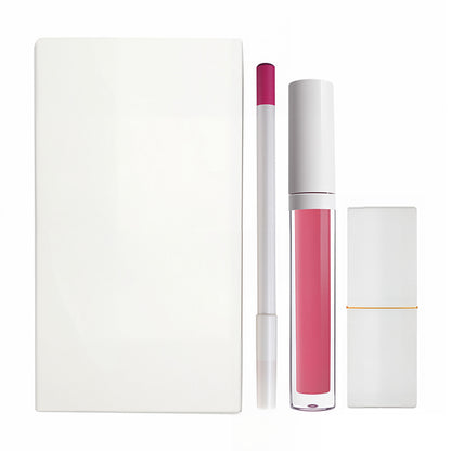 12 Color 3 In 1 Lip Set Matte Liquid Lipstick Cream Lipstick Lip Liner Gift Kit