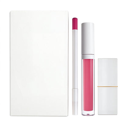 12 Color 3 In 1 Lip Set Matte Liquid Lipstick Cream Lipstick Lip Liner Gift Kit