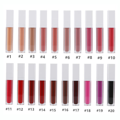 3 Unids/caja Set de Lápiz Labial Líquido Mate Antiadherente