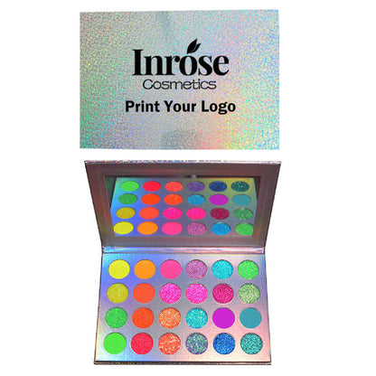 24 color eyeshadow palette light luminous waterproof no logo