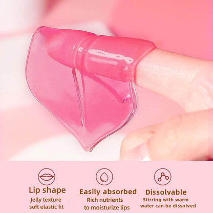 10 color lip mask moisturizing collagen protein nourishing
