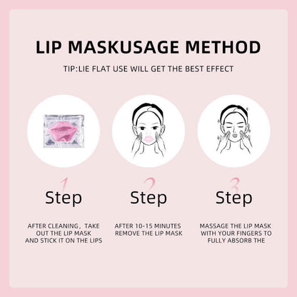 10 color lip mask moisturizing collagen protein nourishing